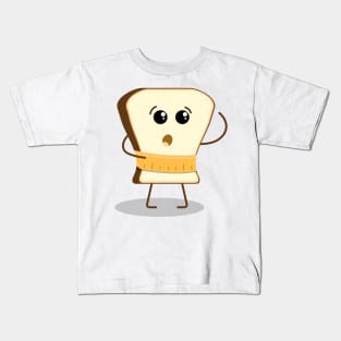 Funny piece of bread Kids T-Shirt